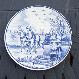 Decorative Wall Plate from the "Four Seasons" series by Royal Delft